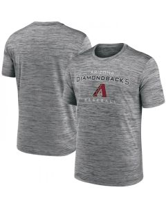 Men's Arizona Diamondbacks Grey Velocity Practice Performance T-Shirt