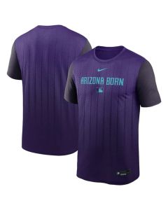 Men's Arizona Diamondbacks Purple 2025 City Connect Collection Velocity Performance T-Shirt