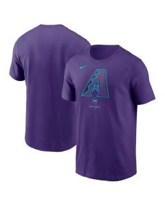 Men's Arizona Diamondbacks Purple 2025 City Connect Logo T-Shirt (Purple)