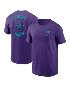 Men's Arizona Diamondbacks Purple 2025 City Connect Two-Hit T-Shirt (Purple)