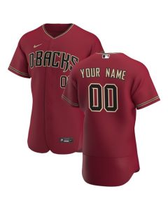 Men's Arizona Diamondbacks Red Customized Stitched MLB Jersey