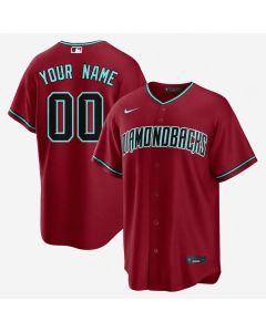Men's Arizona Diamondbacks Red Limited Alternate Custom jersey (Red)