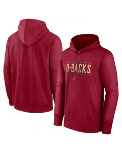 Men's Arizona Diamondbacks Red Pregame Performance Pullover Hoodie