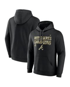 Men's Atlanta Braves 2021 Black World Series Champions Pullover Hoodie