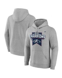 Men's Atlanta Braves 2021 Heathered Gray World Series Champions Locker Room Big & Tall Pullover Hoodie