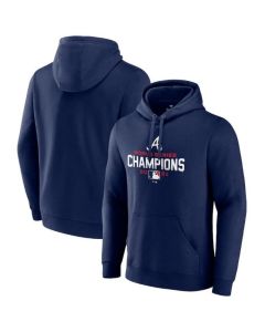 Men's Atlanta Braves 2021 Navy World Series Champions Pullover Hoodie