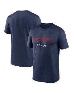 Men's Atlanta Braves 2021 Navy World Series Collection Dugout T-Shirt