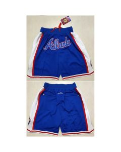 Men's Atlanta Braves Blue Shorts (Run Small)