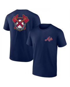 Men's Atlanta Braves Navy Iconic Bring It T-Shirt