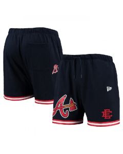 Men's Atlanta Braves Navy Mesh Shorts