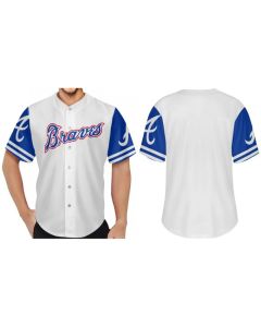 Men's Atlanta Braves White Baseball Jersey
