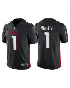 Men's Atlanta Falcons #1 Marcus Mariota Black Vapor Untouchable Limited Stitched Jersey