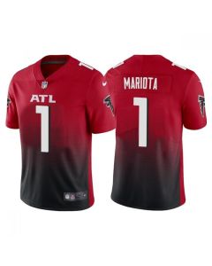 Men's Atlanta Falcons #1 Marcus Mariota Red/Black Vapor Untouchable Limited Stitched Jersey
