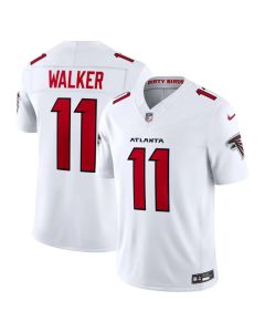 Men's Atlanta Falcons #11 Jalon Walker Nike White Vapor F.U.S.E. Sewn Down Limited Jersey (White)