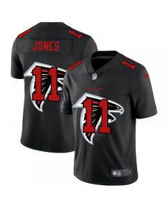 Men's Atlanta Falcons #11 Julio Jones Black Shadow Logo Limited Stitched Jersey