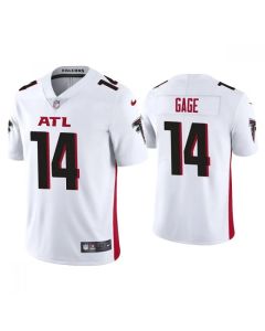 Men's Atlanta Falcons #14 Russell Gage White Vapor Untouchable Limited Stitched Jersey