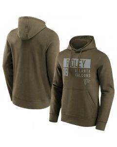 Men's Atlanta Falcons #18 Calvin Ridley Fashion Name & Number Hoodie