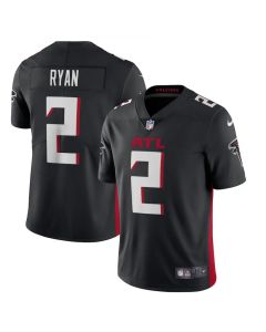 Men's Atlanta Falcons #2 Matt Ryan New Black Vapor Untouchable Limited Stitched NFL Jersey