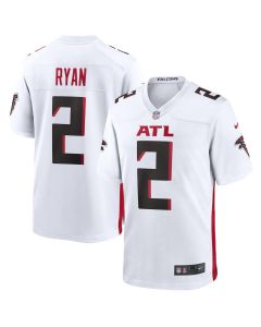 Men's Atlanta Falcons #2 Matt Ryan New White Game Jersey