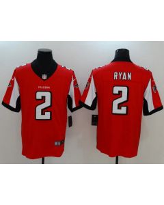 Men's Atlanta Falcons #2 Matt Ryan Red Vapor Untouchable Player Limited Jersey