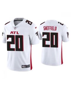 Men's Atlanta Falcons #20 Kendall Sheffield New White Vapor Untouchable Limited Stitched NFL Jersey