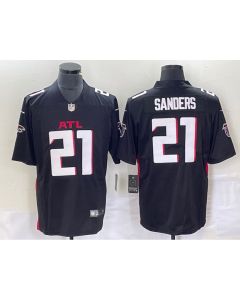 Men's Atlanta Falcons #21 Deion Sanders Black Vapor Untouchable Limited Stitched Jersey