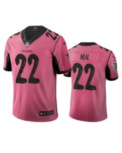 Men's Atlanta Falcons #22 Keanu Neal Pink City Edition Jersey