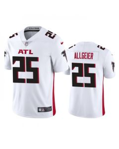 Men's Atlanta Falcons #25 Tyler Allgeier White Vapor Untouchable Stitched Football Jersey
