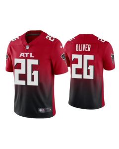 Men's Atlanta Falcons #26 Isaiah Oliver New Red Vapor Untouchable Limited Stitched Jersey