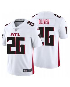 Men's Atlanta Falcons #26 Isaiah Oliver New White Vapor Untouchable Limited Stitched Jersey