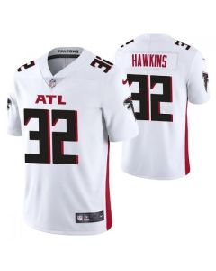 Men's Atlanta Falcons #32 Jaylinn Hawkins White Vapor Untouchable Limited Stitched Jersey