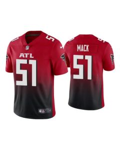 Men's Atlanta Falcons #51 Alex Mack New Red Vapor Untouchable Limited Stitched Jersey