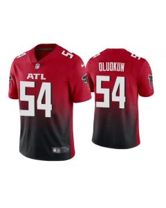 Men's Atlanta Falcons #54 Foyesade Oluokun New Red Vapor Untouchable Limited Stitched Jersey