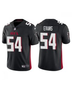 Men's Atlanta Falcons #54 Rashaan Evans Black Vapor Untouchable Limited Stitched Jersey