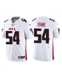 Men's Atlanta Falcons #54 Rashaan Evans White Vapor Untouchable Limited Stitched Jersey