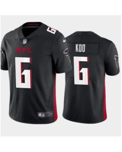 Men's Atlanta Falcons #6 Younghoe Koo New Black Vapor Untouchable Limited Stitched Jersey