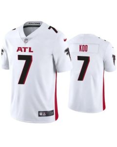Men's Atlanta Falcons #7 Younghoe Koo New White Vapor Untouchable Limited Stitched Jersey