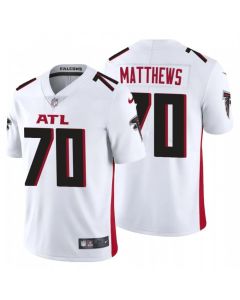 Men's Atlanta Falcons #70 Jake Matthews New White Vapor Untouchable Limited Stitched Jersey