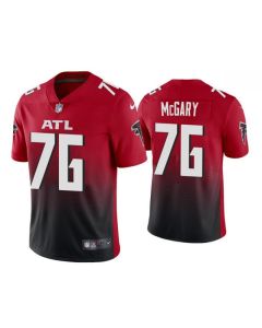 Men's Atlanta Falcons #76 Kaleb McGary New Red Vapor Untouchable Limited Stitched Jersey
