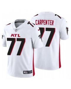 Men's Atlanta Falcons #77 James Carpenter New White Vapor Untouchable Limited Stitched Jersey