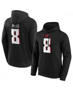 Men's Atlanta Falcons #8 Kyle Pitts Black Hoodie