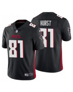Men's Atlanta Falcons #81 Hayden Hurst New Black Vapor Untouchable Limited Stitched Jersey