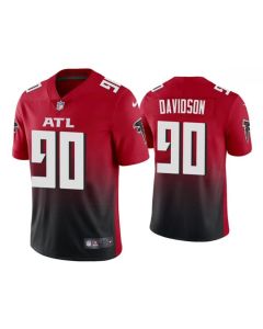 Men's Atlanta Falcons #90 Marlon Davidson New Red Vapor Untouchable Limited Stitched Jersey