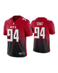 Men's Atlanta Falcons #94 Deadrin Senat New Red Vapor Untouchable Limited Stitched Jersey
