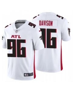 Men's Atlanta Falcons #96 Tyeler Davison New White Vapor Untouchable Limited Stitched Jersey
