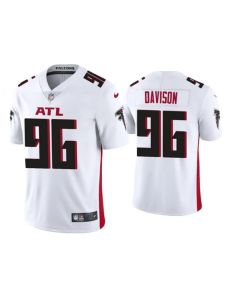 Men's Atlanta Falcons #96 Tyeler Davison New White Vapor Untouchable Limited Stitched NFL Jersey