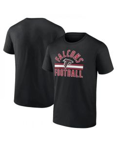 Men's Atlanta Falcons Black Arch Stripe T-Shirt