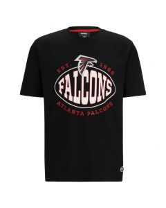 Men's Atlanta Falcons Black BOSS X Trap T-Shirt