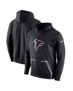 Men's Atlanta Falcons Black Champ Drive Vapor Speed Pullover Hoodie