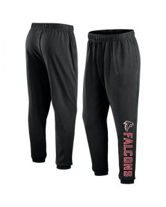 Men's Atlanta Falcons Black Chop Block Fleece Sweatpants (Black)